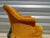 Antique Toadstool Armchair in Silky Yellow Velvet, 1950s For Sale - Image 14 of 18