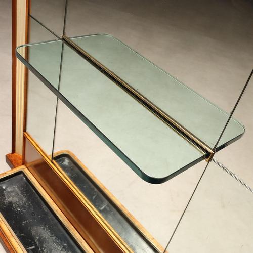 Vintage Backlit Mirror, 1940s For Sale - Image 5 of 13