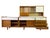 1960s Brown Saltman Walnut Modular Wall Unit Attributed to Martin Borenstein, 1960s For Sale - Image 5 of 18