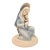 Vintage German Porcelain Madonna and Child Figurine in Blue & White For Sale