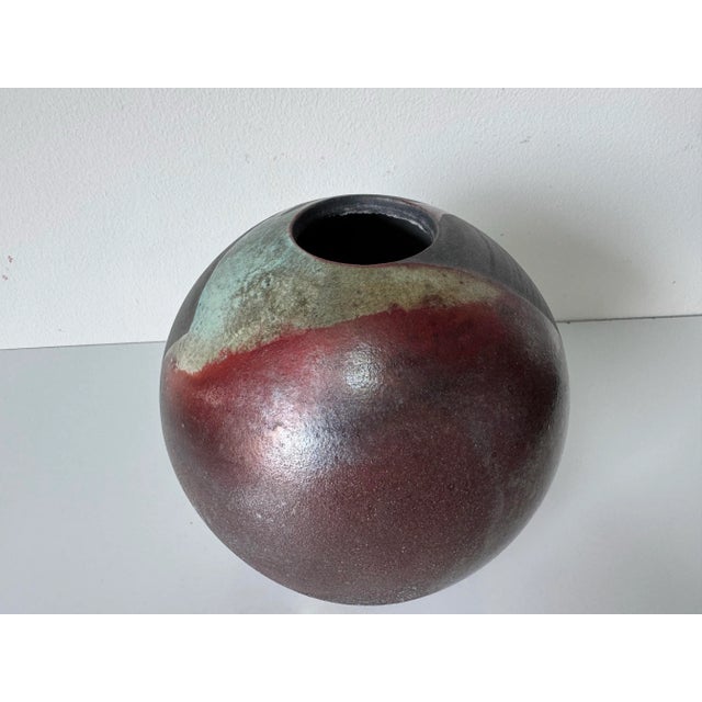 Ceramic 1993 Vintage Andrely Sarends Studio Pottery Vase For Sale - Image 7 of 11