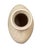 Vintage Cream Ceramic Floral Relief Vase For Sale - Image 4 of 12