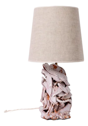 Angkor White Lamp by Barracuda Interiors