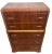 Gorgeous Vintage LA Period Furniture Co.1940s Art Deco Dresser Chest with Five Dovetail jointed Drawers, Waterfall top,...