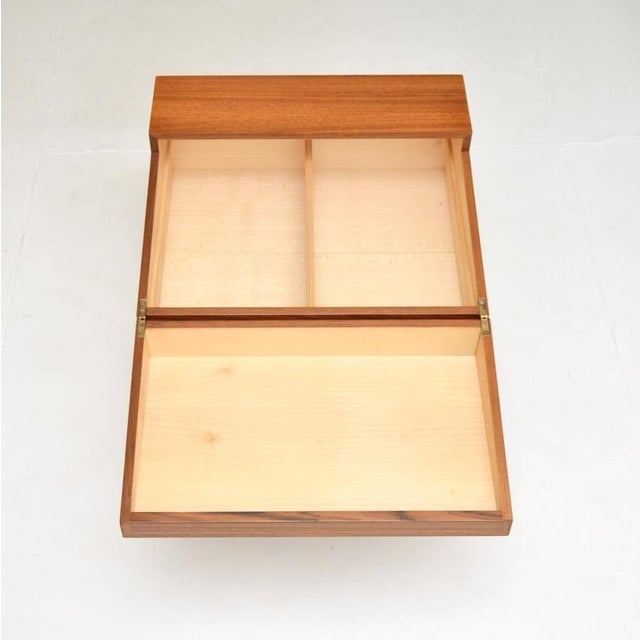 Vintage Swedish Teak Side Table attributed to Sven Engstrom and Gunnar Myrstrand for Tingströms, 1960s For Sale - Image 9 of 12