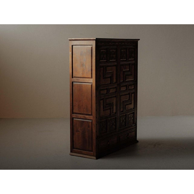 Handcrafted 2-Door Cabinet, Spain, 1950s For Sale - Image 11 of 18