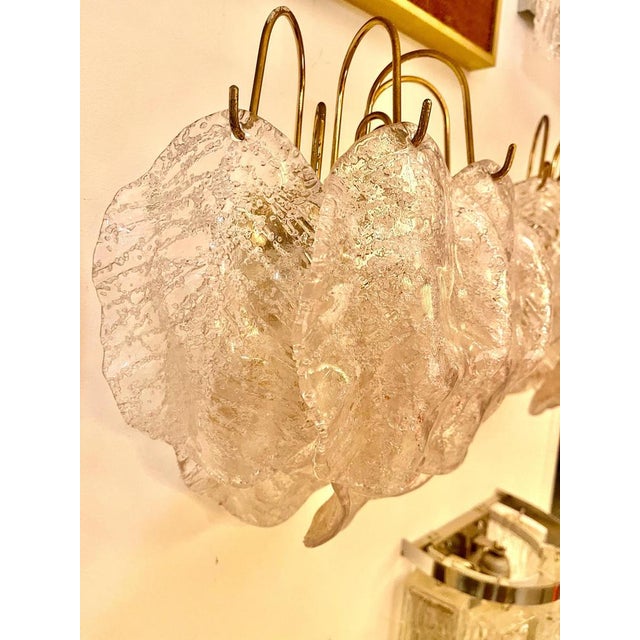 1970s Vintage Wall Lights from Mazzega, 1970, Set of 2 For Sale - Image 5 of 12