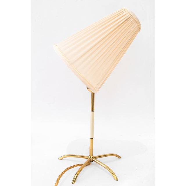 Table Lamp with Fabric Shade by Rupert Nikoll, Vienna, Austria, 1950s For Sale - Image 6 of 18