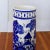 Folk Art Blue and White Ceramic Porcelain Umbrella Holder For Sale - Image 10 of 11