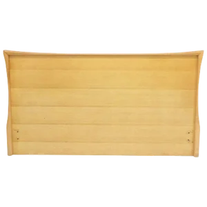 Sculptured Concave Shape Birch Queen Size Headboard