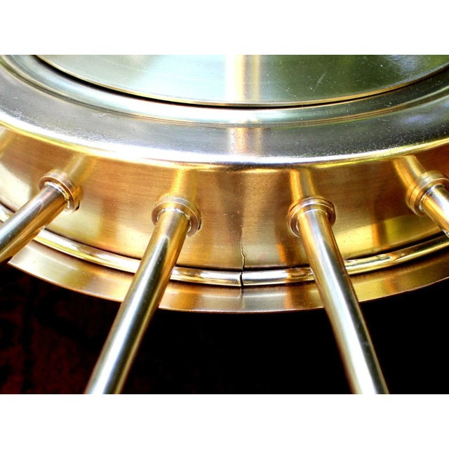 Metal Italian Spider Chandelier from Stilnovo, 1950s For Sale - Image 7 of 8