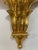 Gold Vintage Italian 14.5" Neoclassical Giltwood Decorative Shelf Brackets - A Pair For Sale - Image 8 of 18
