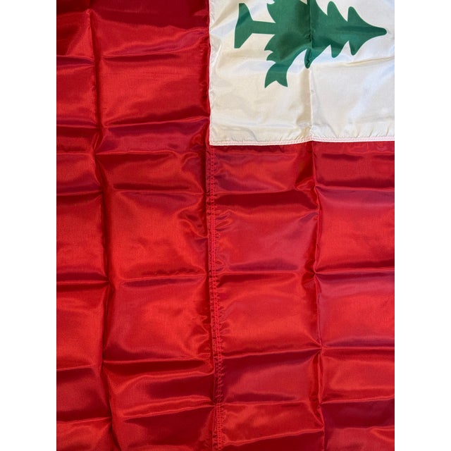 This is a late 20th century vintage flag. It is a continental flag. It is known as the New England Pine Tree Flag. It was...