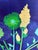 Abstract Large Vintage Acrylic Still Life Painting on Canvas For Sale - Image 3 of 3