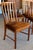 Set of Four Mid Century Modern Teak Frame Dining Chairs c.1960 For Sale - Image 4 of 9