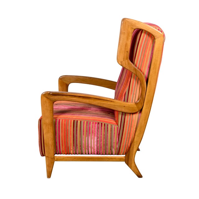Wood Armchair by Gio Ponti, 1950s For Sale - Image 7 of 9