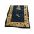 1920s 1920s Navy Blue Open Field Medallion Antique Chinese Peking Knotted Small Rug For Sale - Image 5 of 7