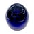 Orrefors Cobalt Blue Art Glass Bowl by Lars Hellsten Signed Lh 5149-13 7.25" For Sale - Image 10 of 14