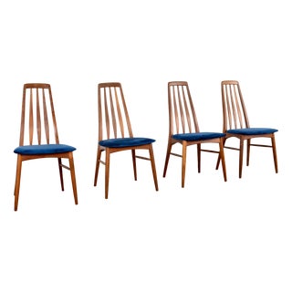 Eva Dining Chairs by Niels Koefoed for Koefoeds Møbelfabrik, 1960s, Set of 4 For Sale