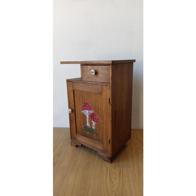 Vintage Bedside Table, 1950s For Sale - Image 13 of 15