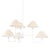 Mitzi Mitzi Gladwyne 39.25 in. 6 Light Chandelier in Texture White Finish For Sale - Image 4 of 12
