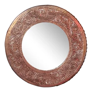 Mini Moroccan Metal Inlaid Mirror, Marrakech