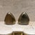 Metal 1950s Ben Seibel Brass Clam Shell Bookend Set For Sale - Image 7 of 8
