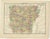 Antique Map of Arkansas, 1875 For Sale