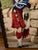 Vintage Scottish Embroidered Bagpiper Wall Hanging For Sale - Image 4 of 6