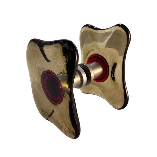 1970s Bespoke Murano Glass Handles from Seifert Architects, 1970, Set of 2 For Sale - Image 5 of 15