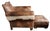 Rustic Old Hickory Hide and Leather Club Chair and Ottoman For Sale - Image 11 of 16