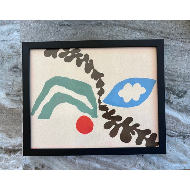 Paper 2025 Marleigh Culver “Dune” Botanical Abstract First Edition Signed Print (Sold Out), Framed For Sale - Image 7 of 7