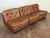 Vintage 1970's Brown Leather Modular Sofa For Sale - Image 17 of 18