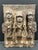 Figurative Vintage African Tribal Art Benin Bronze Wall Plaque Sculpture For Sale - Image 3 of 10