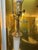 Glass Vintage 1950s Balboa White Venetian Glass Lamp Original Metal Tag For Sale - Image 7 of 8