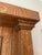 A striking vintage Craftsman-style fireplace mantel executed in solid quarter-sawn oak, showcasing the richly figured...