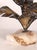 Metal Curtis Jere Brass and Agate Palm Leaf Brutalist Mid Century Table Sculpture For Sale - Image 7 of 7