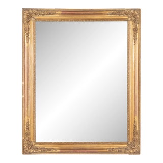 Louis XV Style French Gilded Mirror 31"h X 25.25"w For Sale