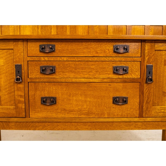 Stickley Mission Oak Arts & Crafts Sideboard For Sale - Image 12 of 18