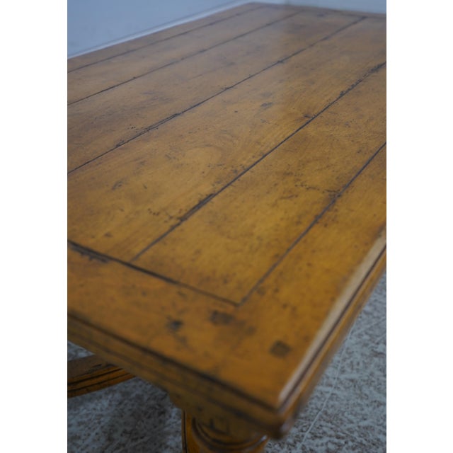 Wood Guy Chaddock Country Distressed Coffee Cocktail Table For Sale - Image 7 of 13