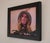 Dash by Kimberly Dow | Oil on Panel Portrait of a woman wearing a hat and feathers. For Sale - Image 4 of 5