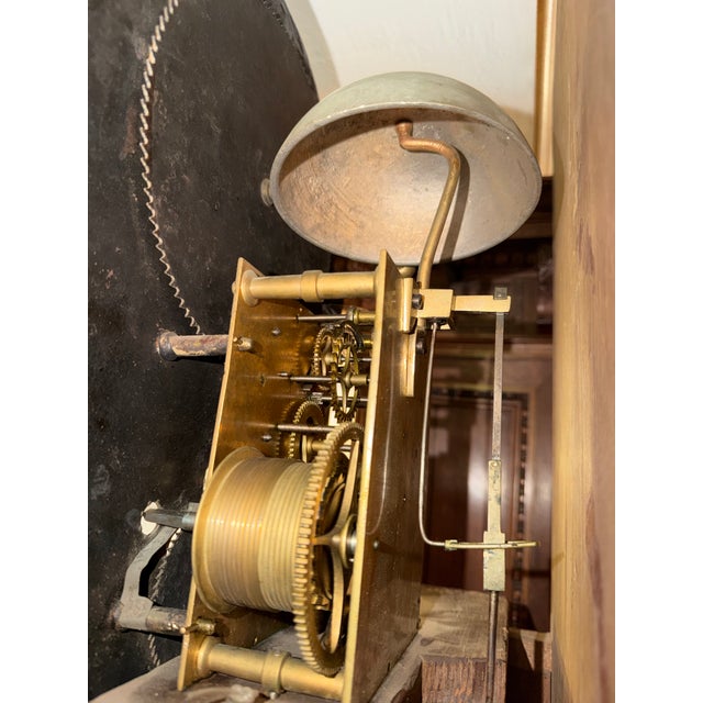 Brown Southern Grandfather Clock, Shenandoah Valley, Virginia, Late 18th Century For Sale - Image 8 of 10