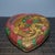 Vintage Chinese Carved Lacquer Heart Shaped Jewelry Box With Dragon Phoenix & Peony Relief For Sale - Image 9 of 9