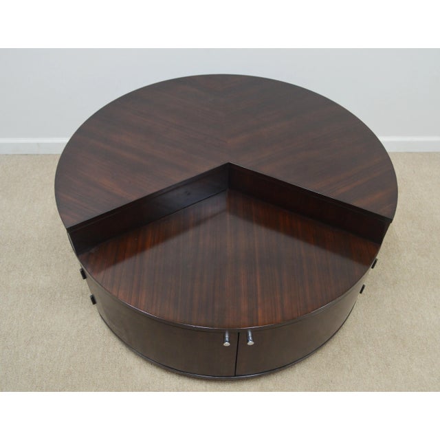 Late 20th Century Ralph Lauren Round Modern Side Table For Sale - Image 5 of 8