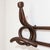 Italian Art Nouveau Walnut Wall Coat Rack For Sale - Image 5 of 9