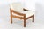 Pine Armchair with Cream Upholstery, 1970s For Sale - Image 10 of 15