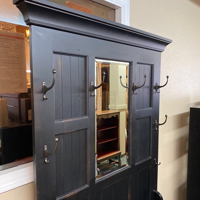 Ethan Allen Logan Charcoal Hall Tree Chairish