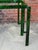 Metal 1970s Hand-Painted Faux Malachite Console Table by Turtle and Crane - Schumacher Xanadu Homage - Newly Painted For Sale - Image 7 of 11