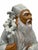 1960s Vintage Signed Japanese Kutani Moriage Porcelain Jurojin Statue For Sale - Image 5 of 6