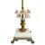 Mid 20th Century Vintage Hollywood Regency Porcelain Flower Table Lamps With Alabaster Bases by Almco - A Pair For Sale - Image 5 of 11